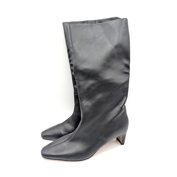 Splendid June Fashion Heel Boot Pointed Toe Women's Black Size US8M EU39 - Picture 1 of 12